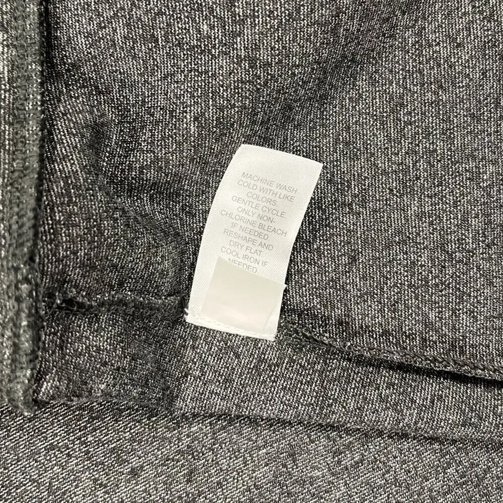 NWT J.Jill  A-line Drawstring Skirt Gray Petit Large - Picture 7 of 8